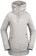Volcom Women's Tower Pullover Fleece Hoodie (2023 Closeout) - heather grey - alternate