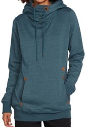 Volcom Women's Tower Pullover Fleece Hoodie (Closeout) - storm blue