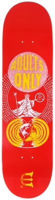 Evisen Adults Only 8.25 Skateboard Deck - red - view large