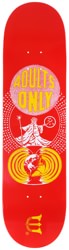 Evisen Adults Only 8.25 Skateboard Deck - red