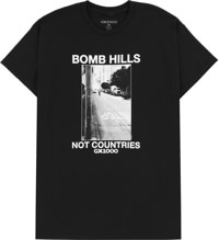 GX1000 Bomb Hills Not Countries T-Shirt - black