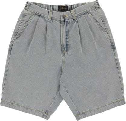 Tactics Buffet Pleated Denim Shorts - light wash denim - view large