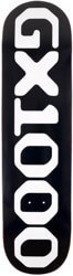 GX1000 OG Logo 8.25 Skateboard Deck - black