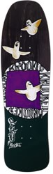 Krooked Barbee Bird Nest 9.5 Ray's Street Shape Skateboard Deck - black