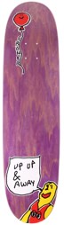 Krooked Cromer Up 8.25 Cr-egg shape Skateboard Deck - purple