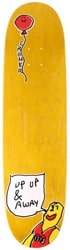 Krooked Cromer Up 8.25 Cr-egg shape Skateboard Deck - yellow