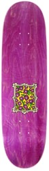 Krooked Flower Emboss 8.75 Skateboard Deck - purple