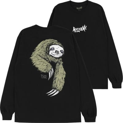 Welcome Sloth L/S T-Shirt - black - view large