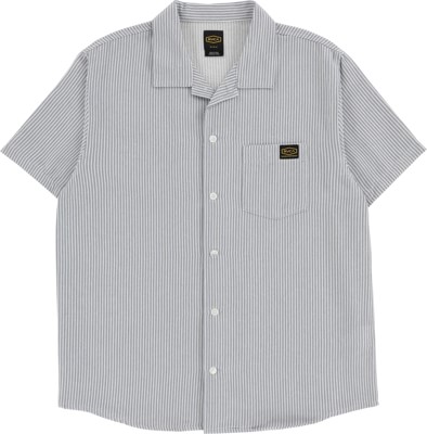 RVCA Dayshift Stripe II S/S Shirt - deja blue - view large