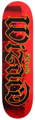 Blood Wizard Red Script 8.5 Skateboard Deck - view large