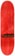 Blood Wizard Red Script 8.5 Skateboard Deck - top