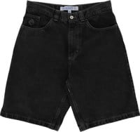 Polar Skate Co. Big Boy Denim Shorts - silver black
