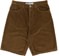 Polar Skate Co. Big Boy Cord Shorts - brass