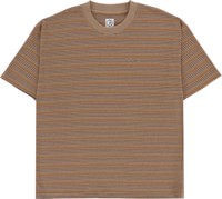 Polar Skate Co. Stripe Surf T-Shirt - camel