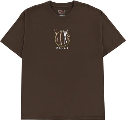 Polar Skate Co. Polar Gang T-Shirt - brown - view large