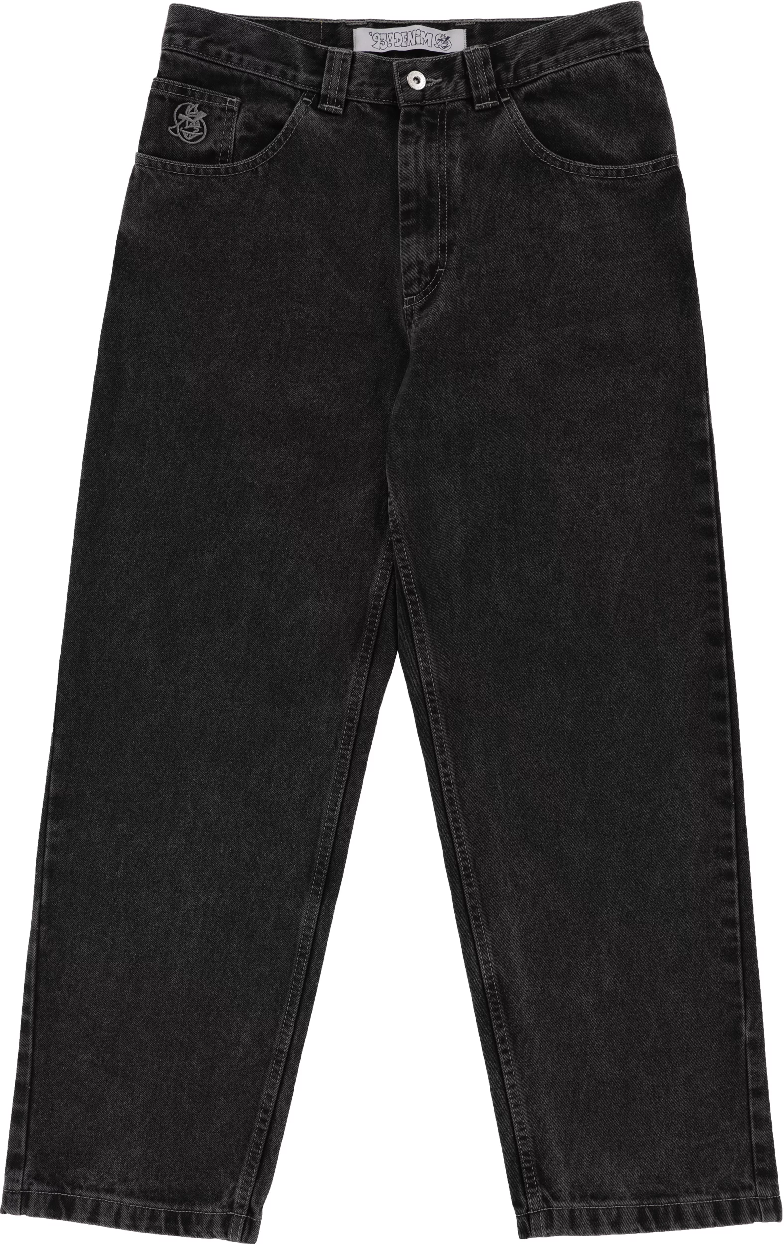 POLAR 93JEANS- SILVER BLACK