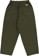Polar Skate Co. Railway Chino Pants - uniform green - reverse