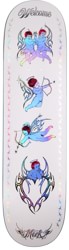 Welcome Evan Mock Cherubs 8.38 Island Shape Skateboard Deck - white/prism foil