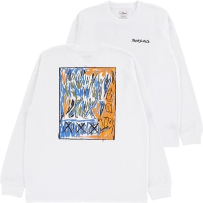 Polar Skate Co. Campfire L/S T-Shirt - white - view large