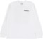Polar Skate Co. Campfire L/S T-Shirt - white - front