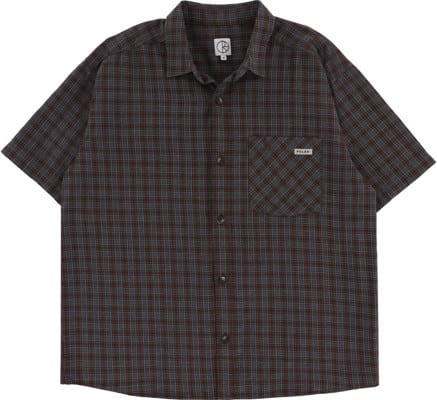 Polar Skate Co. Mitchell S/S Shirt - brown/blue - view large