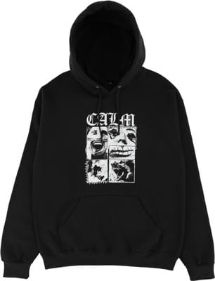 Calm Corp Faces Hoodie - black - view large
