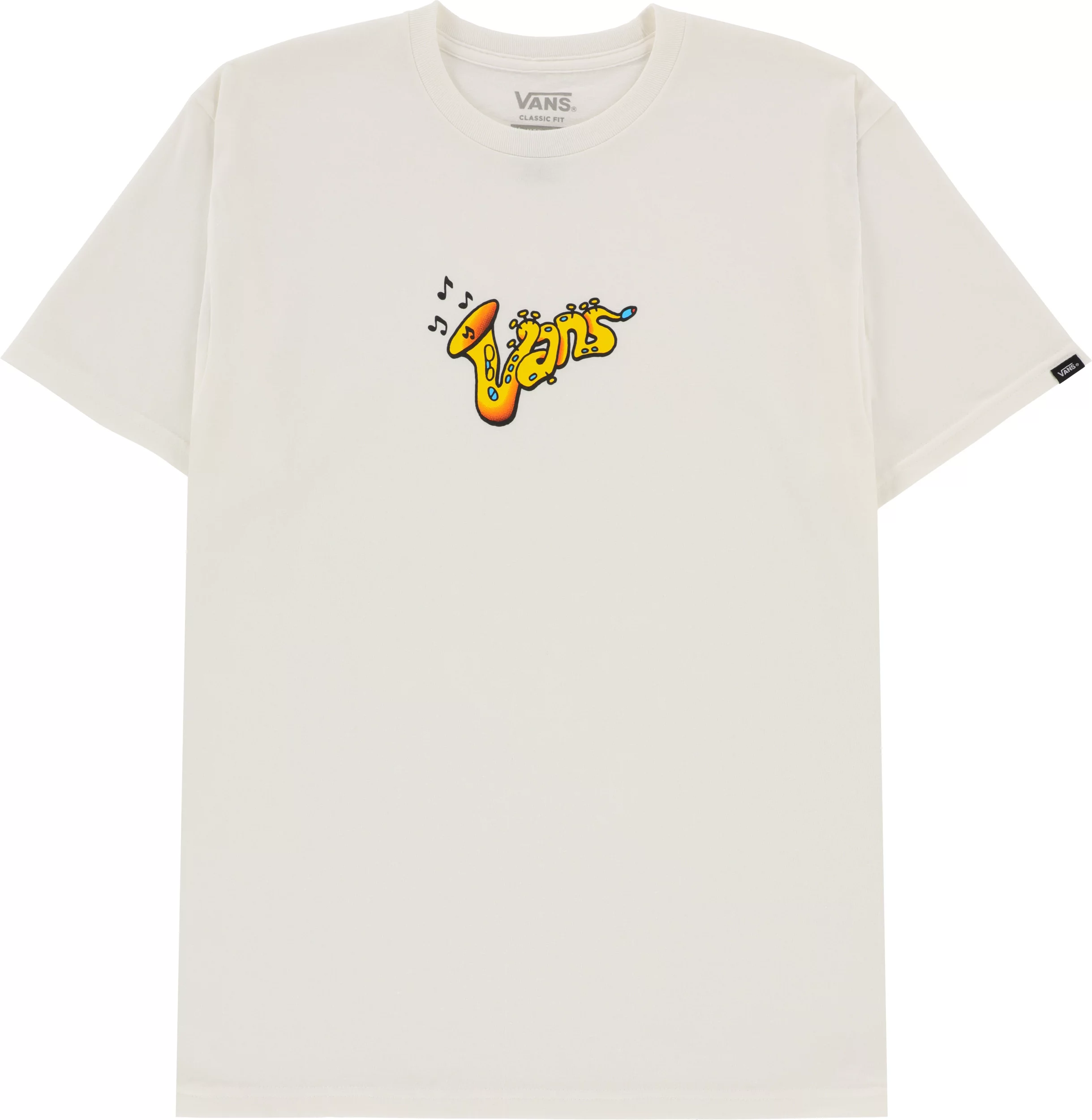 Vans Jazz Vans Logo T-Shirt - marshmallow | Tactics