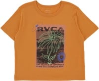 RVCA Women's Atomic Jam T-Shirt - tangerine