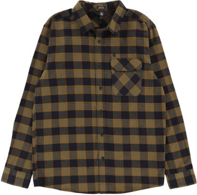 Volcom Shadows Flannel Shirt - navy - view large