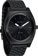Nixon Time Teller Solar Watch - all black/white - angle