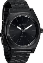 Nixon Time Teller Solar Watch - all black/white