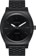 Nixon Time Teller Solar Watch - all black/white - front