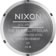Nixon Time Teller Solar Watch - silver/dusty blue sunray - detail