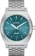 Nixon Time Teller Solar Watch - silver/dusty blue sunray - front