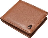 Nixon Pass Vegan Leather Wallet - saddle