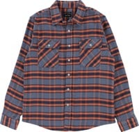 Brixton Bowery Stretch X Flannel Shirt - slate blue