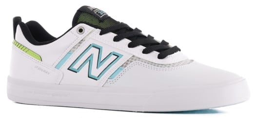 New Balance Numeric 306 Jamie Foy Skate Shoes - white/baby blue - view large