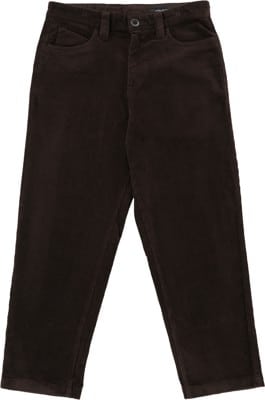 Volcom Modown Relaxed Tapered Corduroy Pants - dark brown - view large