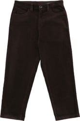 Volcom Modown Relaxed Tapered Corduroy Pants - dark brown