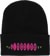 Limosine Pink Bubz Beanie - black