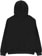 Limosine Black Vinyl Hoodie - black - reverse