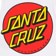 Santa Cruz Classic Dot Tank - white - reverse detail