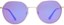 Dot Dash Jitters Sunglasses - gold satin/purple chrome lens - front detail