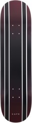 Cafe Double Stripe 8.125 Skateboard Deck - burgundy/black fade