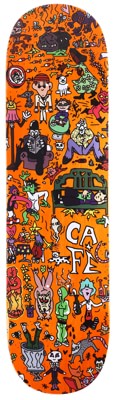 Cafe Sex Palace Cheers 8.5 Skateboard Deck - orange - view large