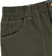 Bronze 56k Double Knee Shorts - olive - alternate front detail