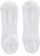 Nike SB Everyday No Show Plus Cushioned 3-Pack Sock - white/black - reverse