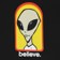 Alien Workshop Believe T-Shirt - black - front detail