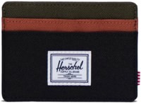 Herschel Supply Charlie Wallet - black/ivy green/chutney