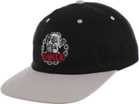 Baker Chain Snapback Hat - black/tan